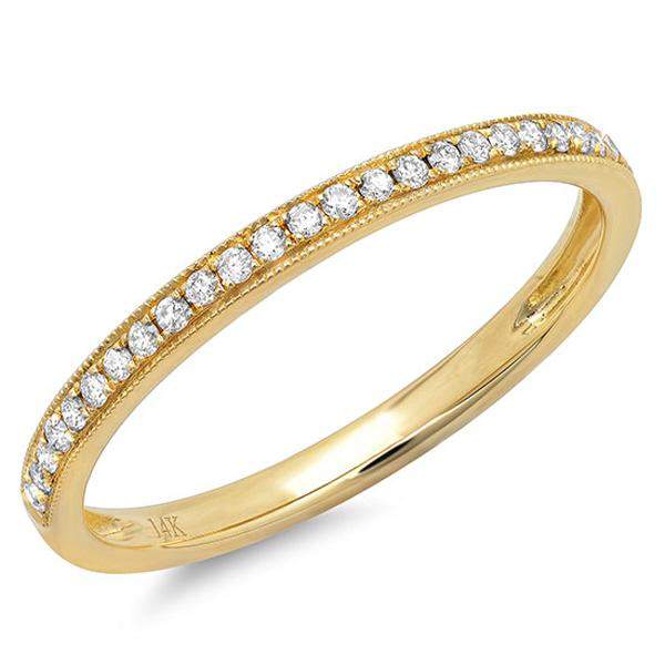Pave Set with Miligrain Edges - Pasha Fine Jewelry