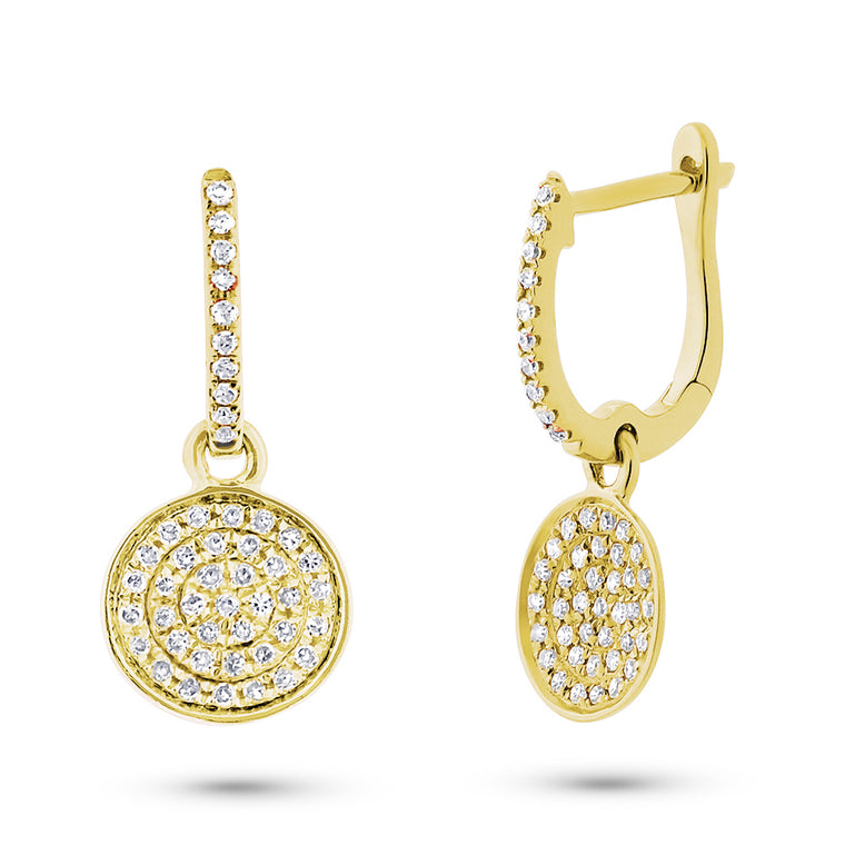 Pave Dangling Earring - Pasha Fine Jewelry