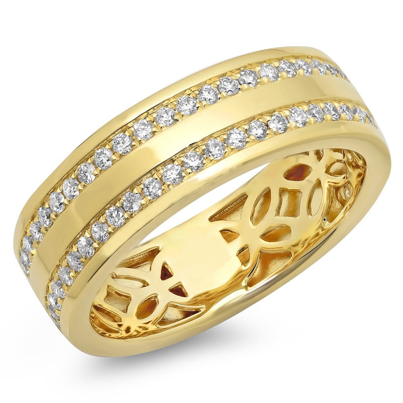 Double Channel Band - Pasha Fine Jewelry