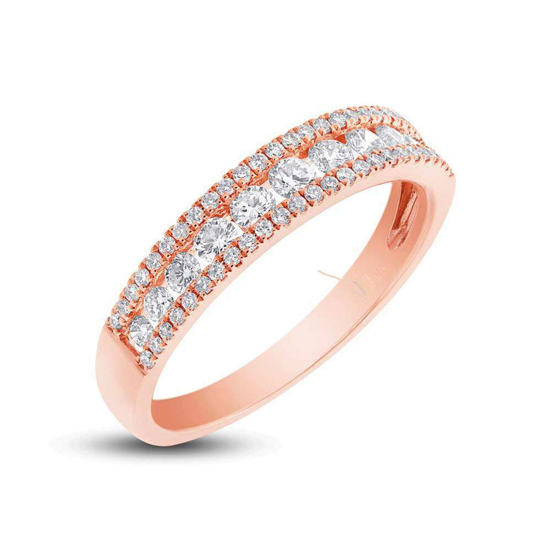 Channel and Pave Band - Pasha Fine Jewelry