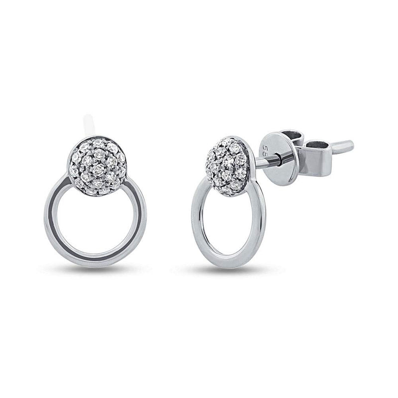 Pave Studs - Pasha Fine Jewelry