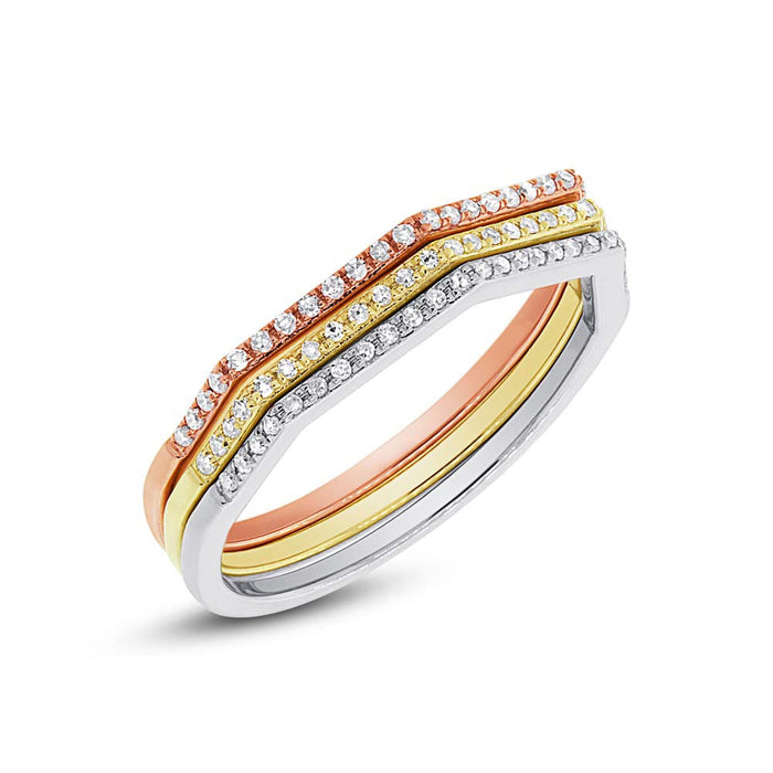 Hexagon Stackable - Pasha Fine Jewelry