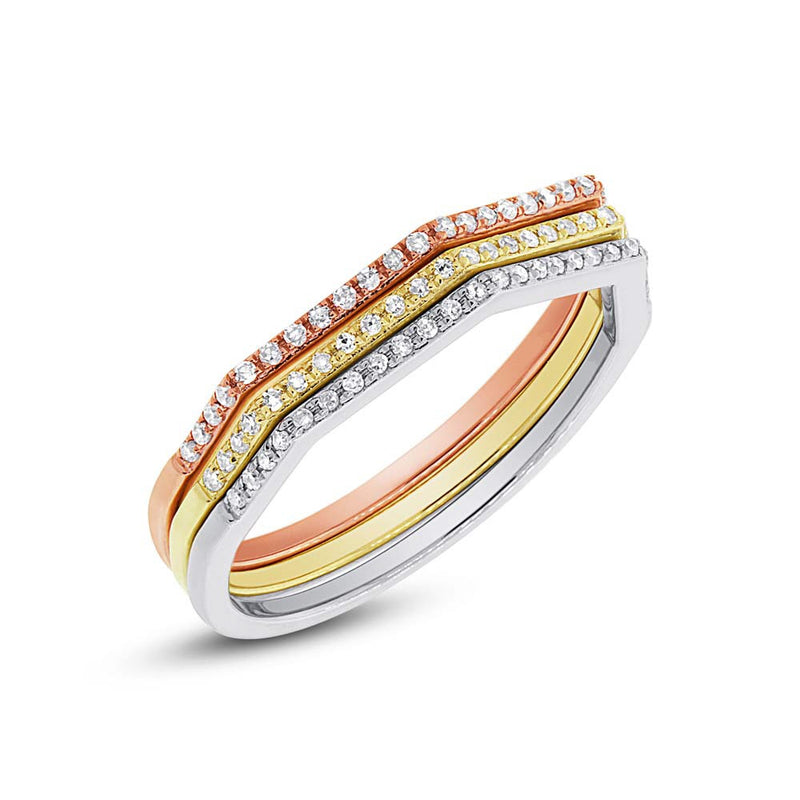 Hexagon Stackable - Pasha Fine Jewelry