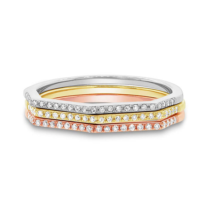 Hexagon Stackable - Pasha Fine Jewelry