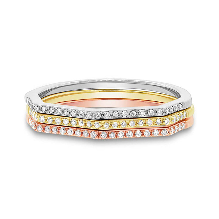 Hexagon Stackable - Pasha Fine Jewelry