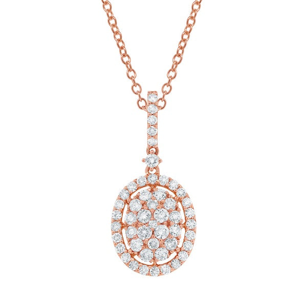 Oval Cluster Necklace - Pasha Fine Jewelry