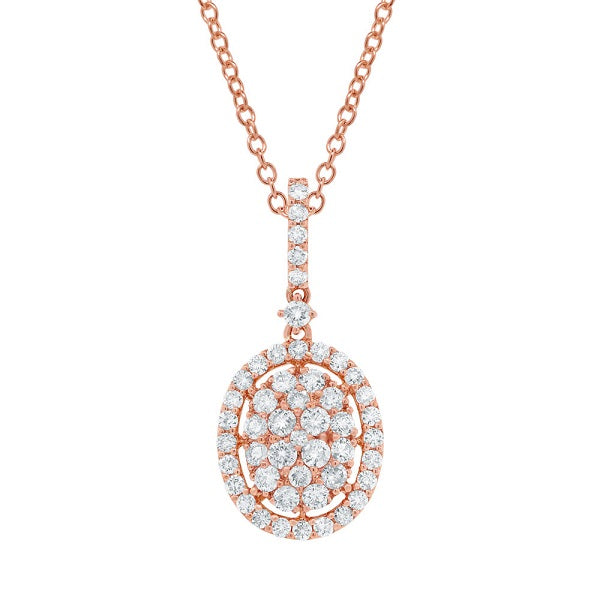 Oval Cluster Necklace - Pasha Fine Jewelry