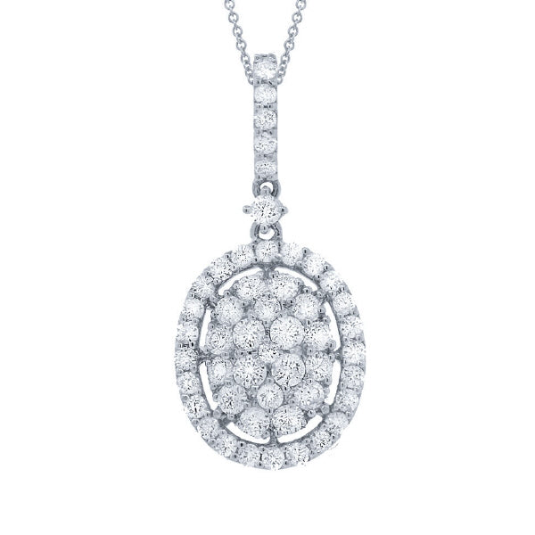 Oval Cluster Necklace - Pasha Fine Jewelry