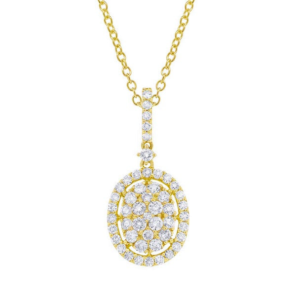 Oval Cluster Necklace - Pasha Fine Jewelry