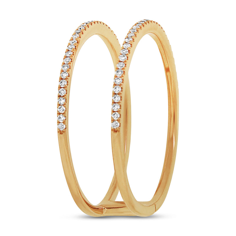 2 Row Ring - Pasha Fine Jewelry
