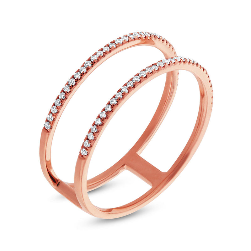 2 Row Ring - Pasha Fine Jewelry