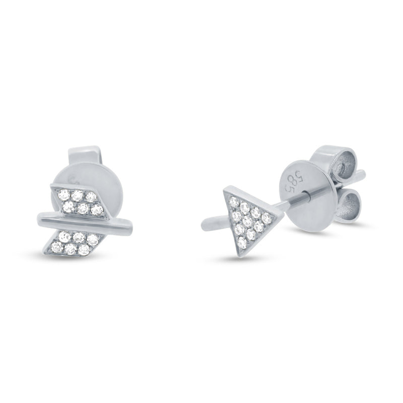 Arrow Studs - Pasha Fine Jewelry