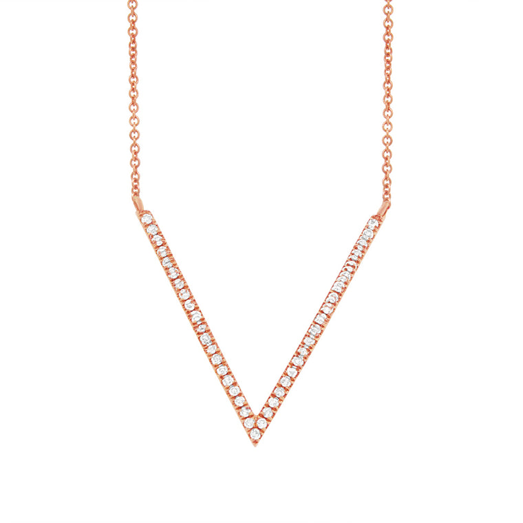 V Necklace - Pasha Fine Jewelry