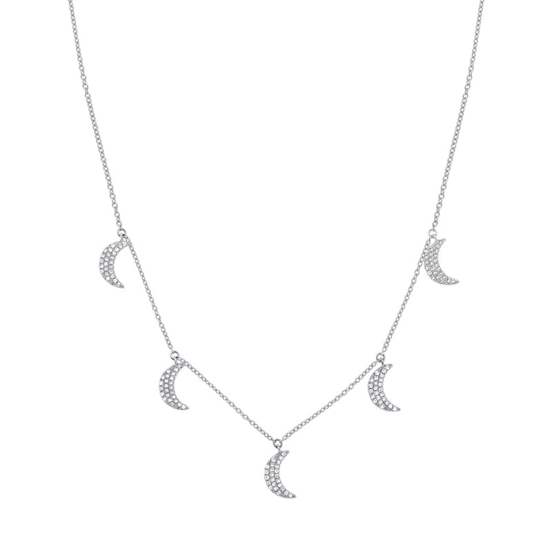 Crescent Moon Necklace - Pasha Fine Jewelry