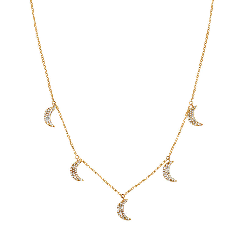 Crescent Moon Necklace - Pasha Fine Jewelry