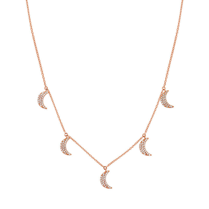 Crescent Moon Necklace - Pasha Fine Jewelry
