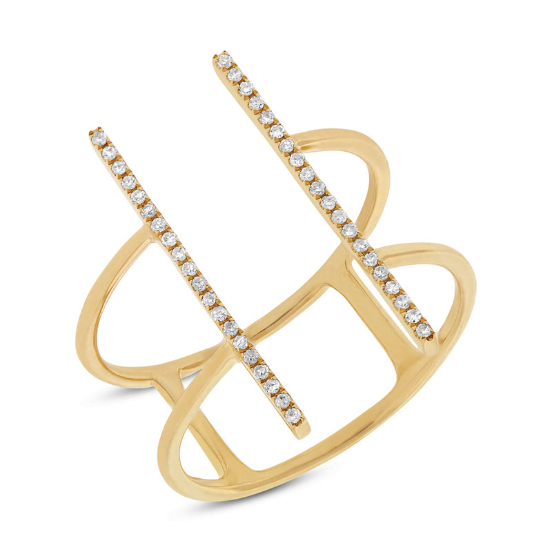 Double Bar Ring - Pasha Fine Jewelry