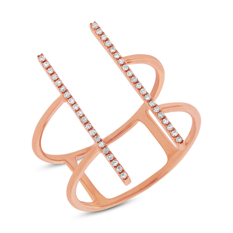 Double Bar Ring - Pasha Fine Jewelry