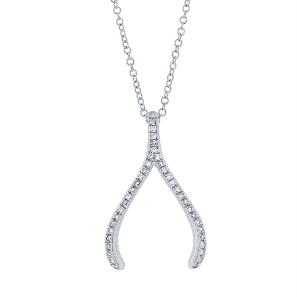 Wishbone Necklace - Pasha Fine Jewelry