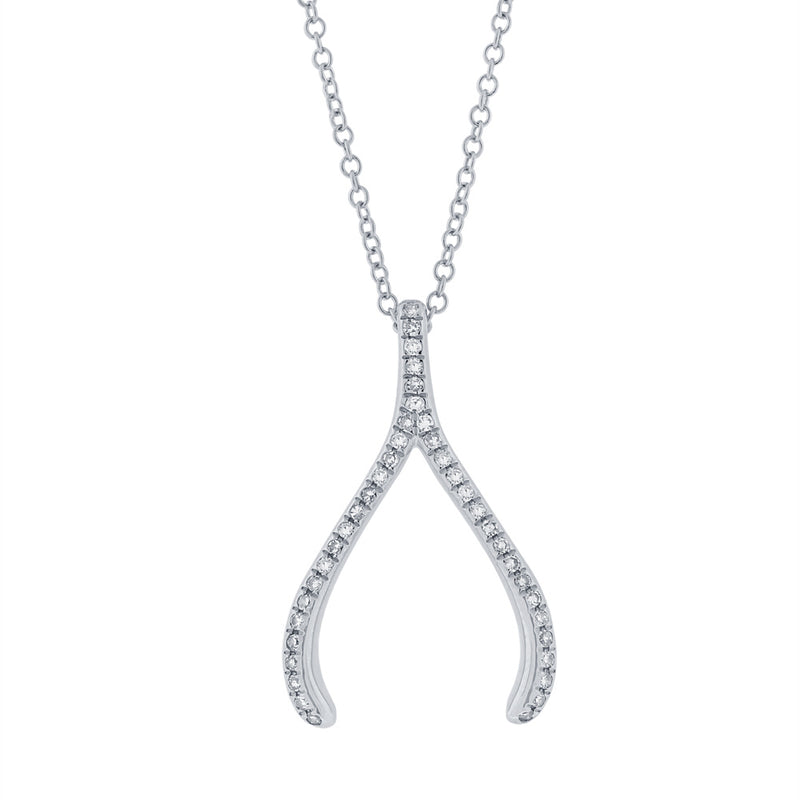 Wishbone Necklace - Pasha Fine Jewelry
