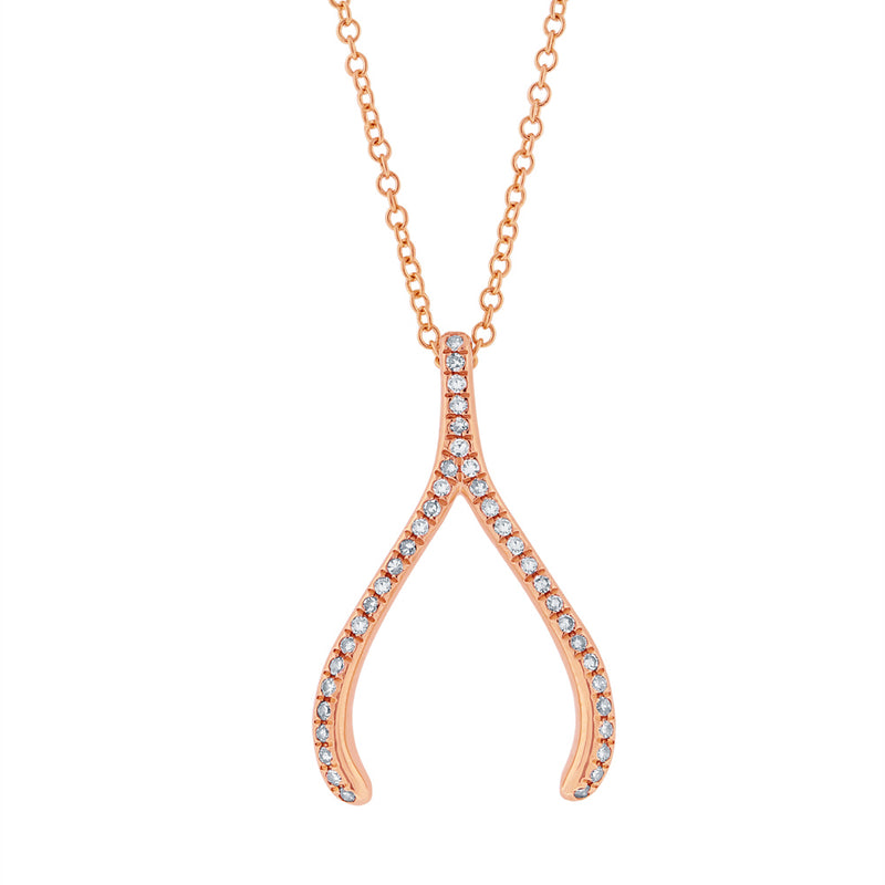 Wishbone Necklace - Pasha Fine Jewelry