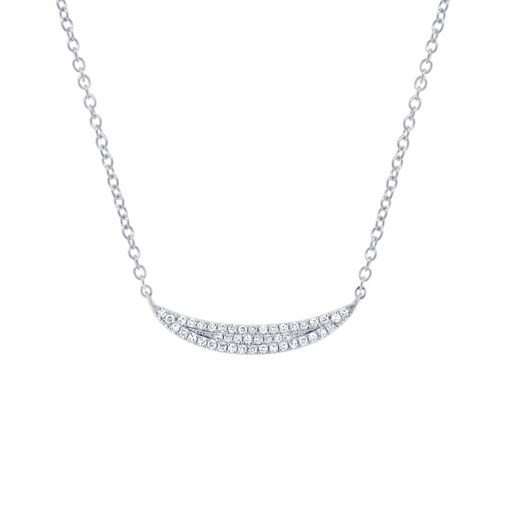 Crescent Moon Necklace - Pasha Fine Jewelry