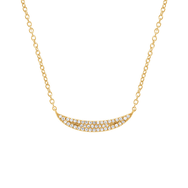 Crescent Moon Necklace - Pasha Fine Jewelry