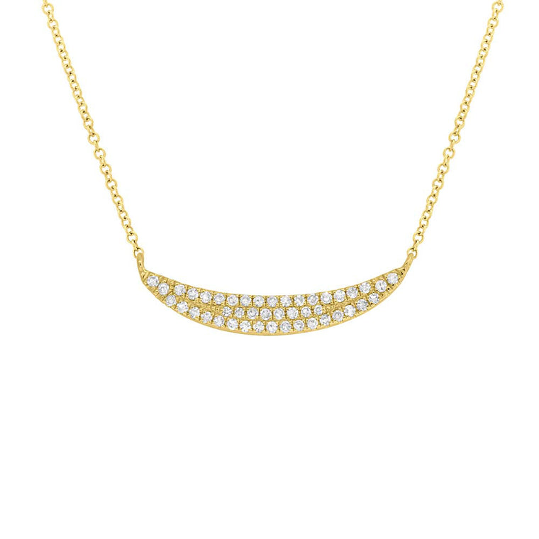 Crescent Necklace - Pasha Fine Jewelry