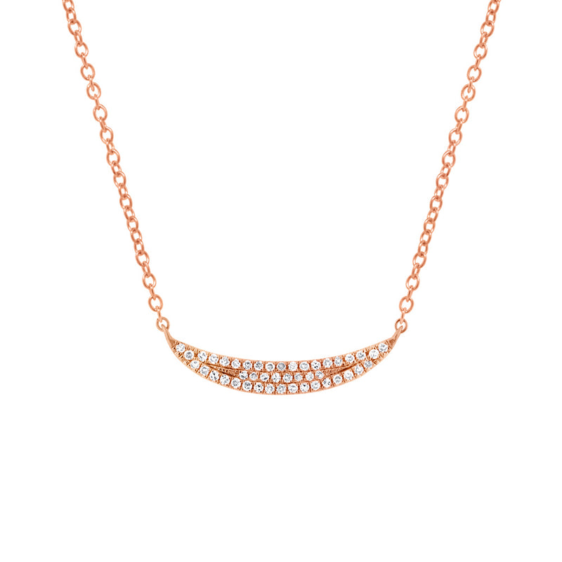 Crescent Moon Necklace - Pasha Fine Jewelry