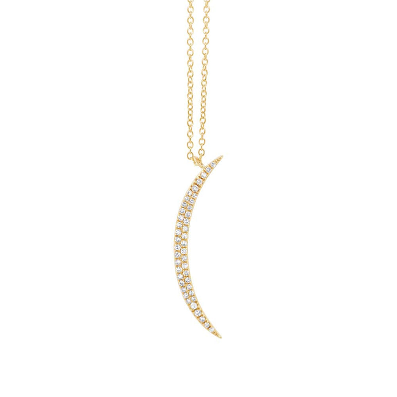 Cresent Moon Necklace - Pasha Fine Jewelry