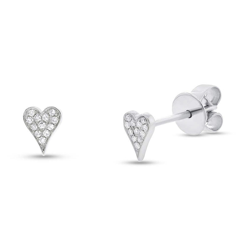 Heart Studs - Pasha Fine Jewelry