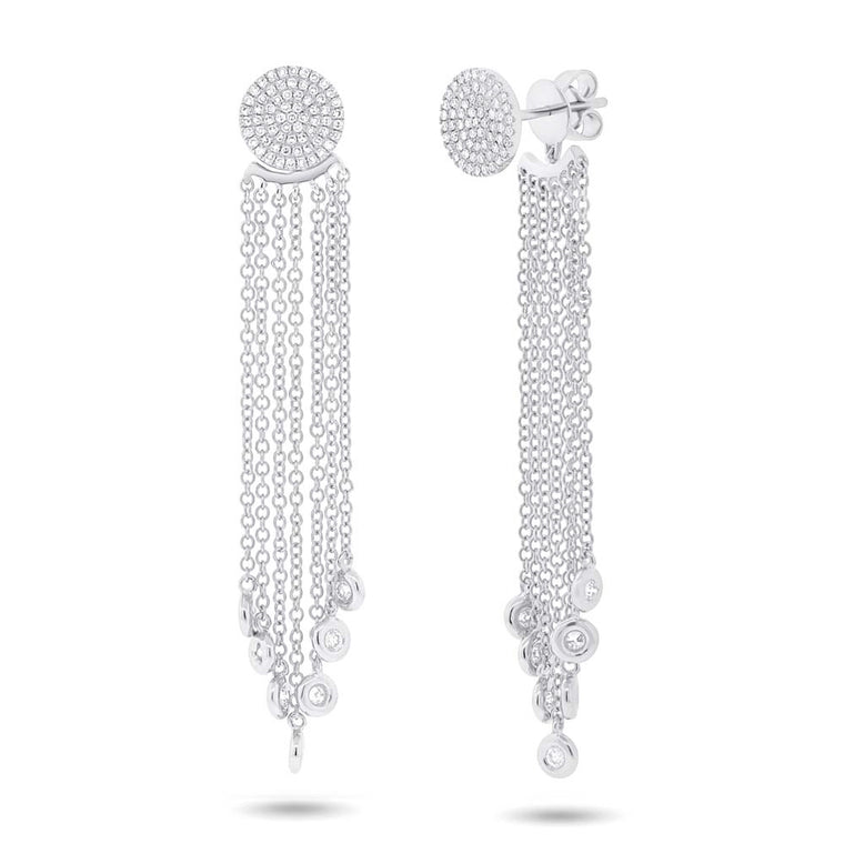 Pave Fringe Earrings