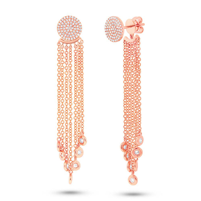 Pave Fringe Earrings - Pasha Fine Jewelry