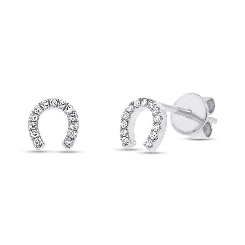 Horseshoe Studs - Pasha Fine Jewelry