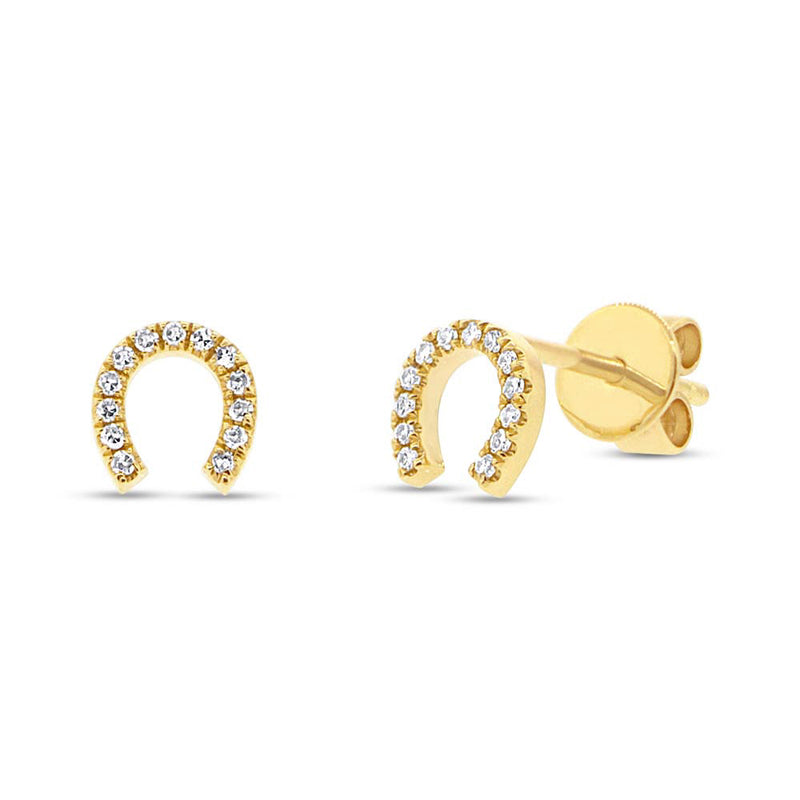 Horseshoe Studs - Pasha Fine Jewelry