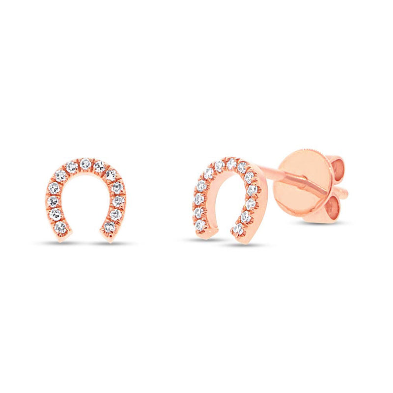 Horseshoe Studs - Pasha Fine Jewelry