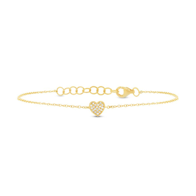 Pavé Heart Bracelet