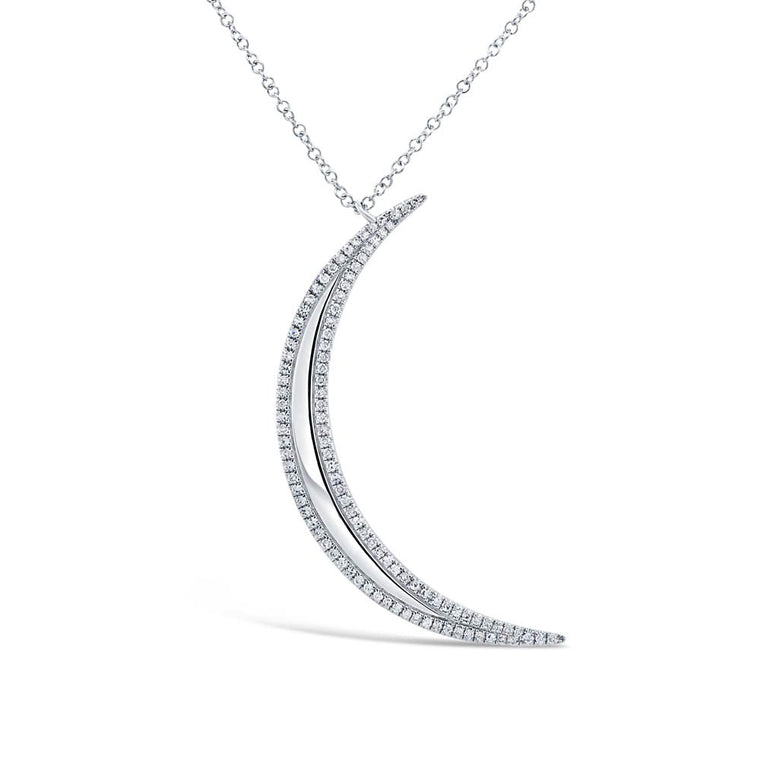 Crescent Moon Necklace - Pasha Fine Jewelry