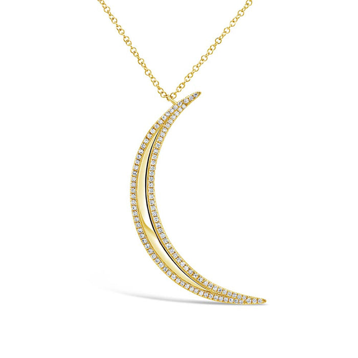 Crescent Moon Necklace - Pasha Fine Jewelry