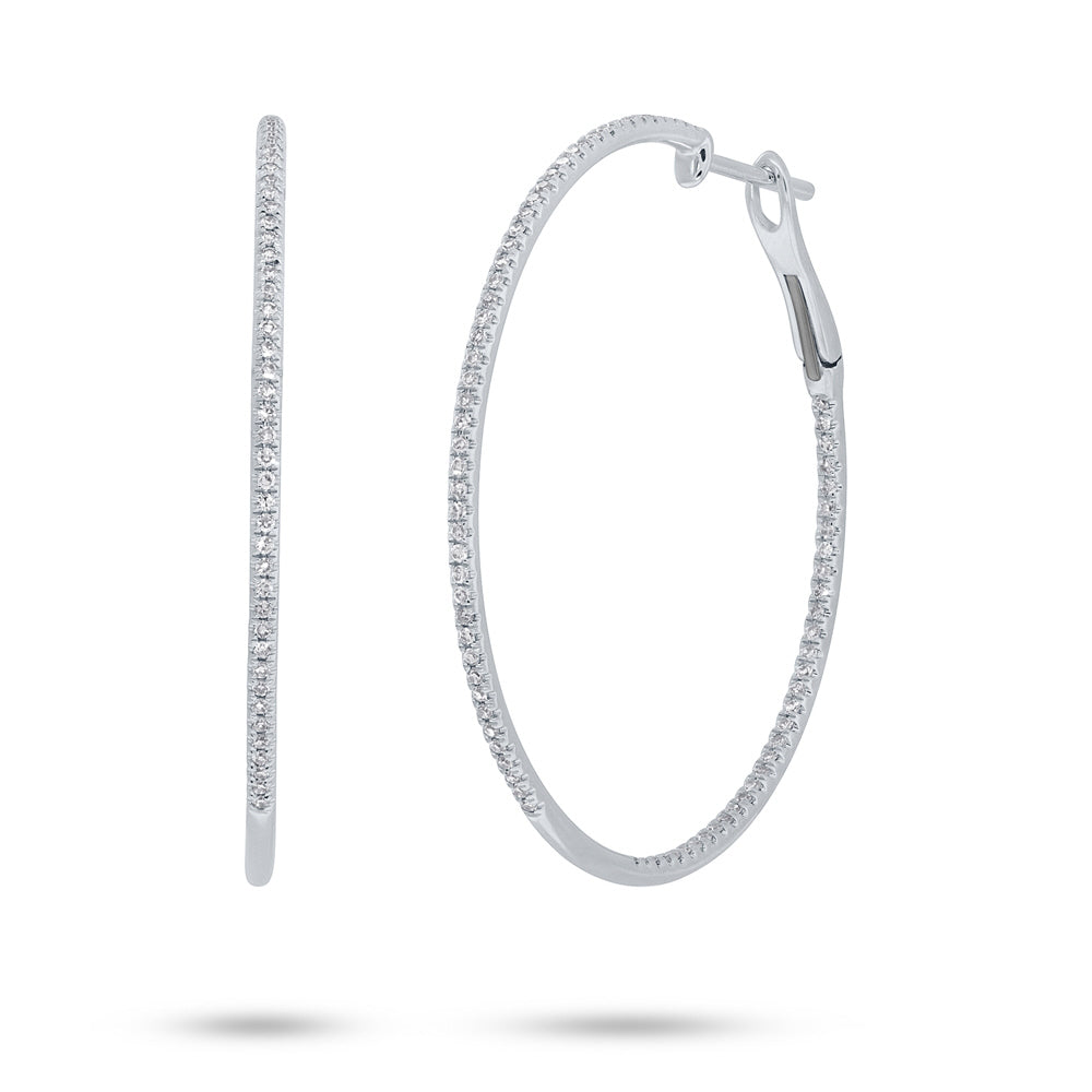 Diamond Hoops - Pasha Fine Jewelry