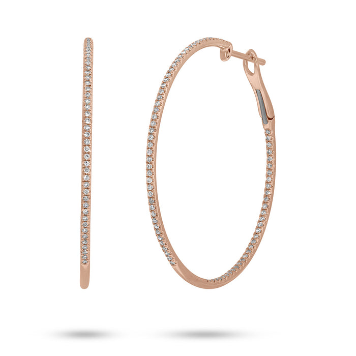 Diamond Hoops - Pasha Fine Jewelry