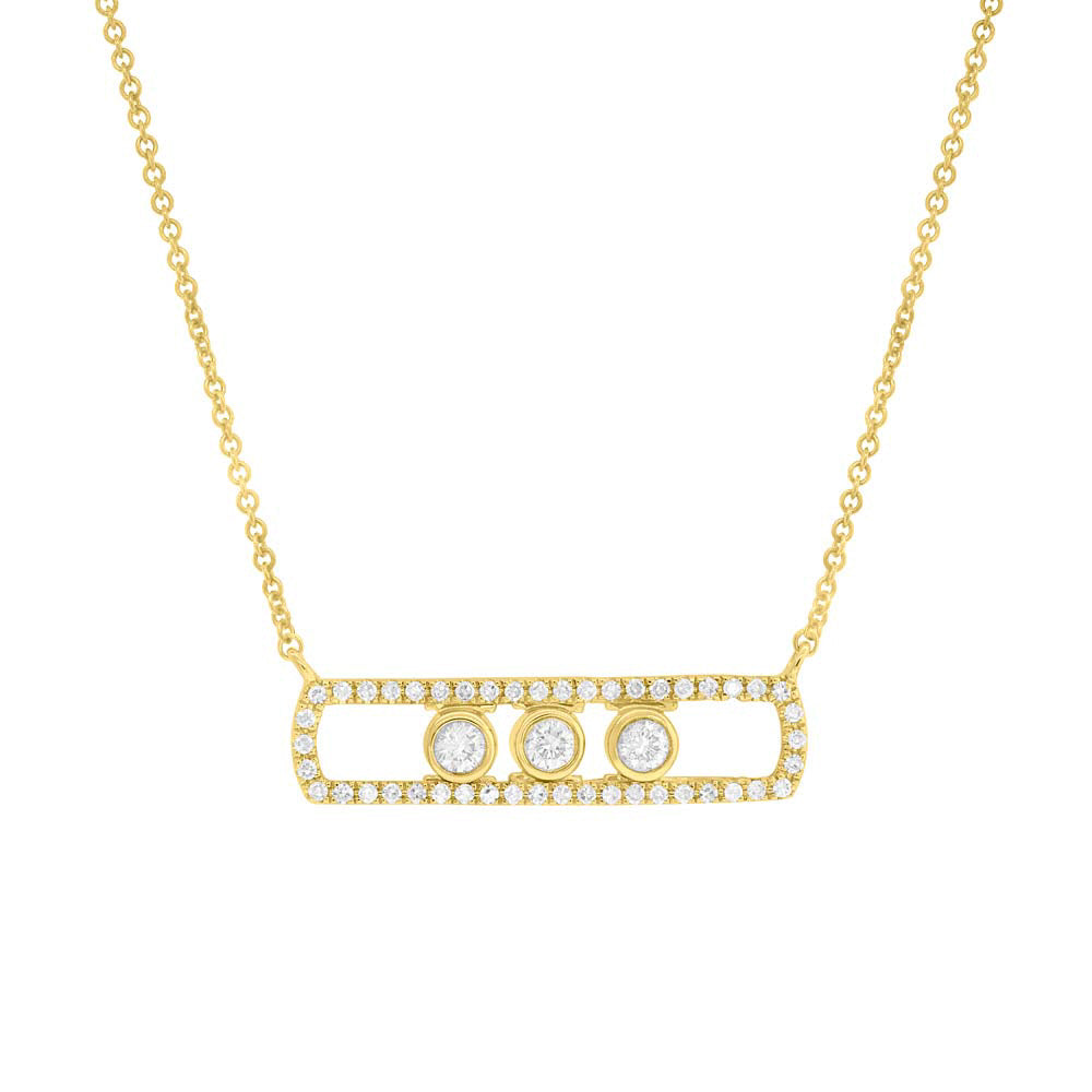 Sliding bar necklace sale