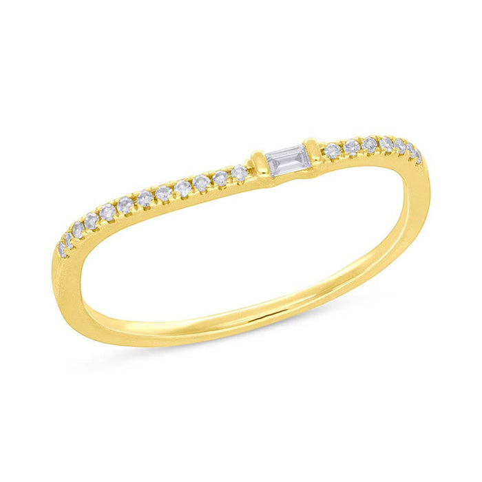 Single Baguette Ring - Pasha Fine Jewelry