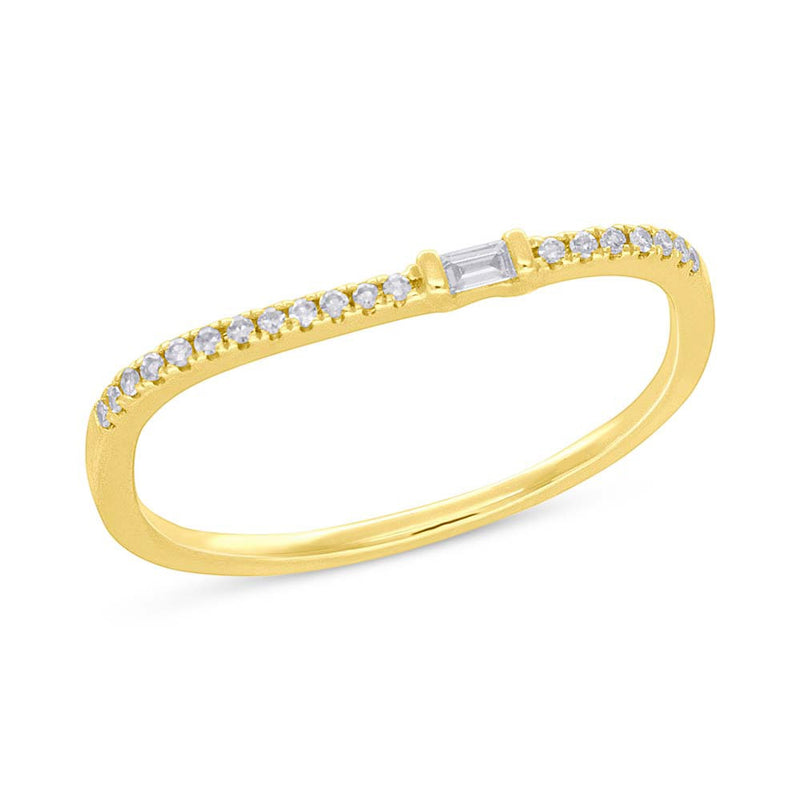 Single Baguette Ring - Pasha Fine Jewelry