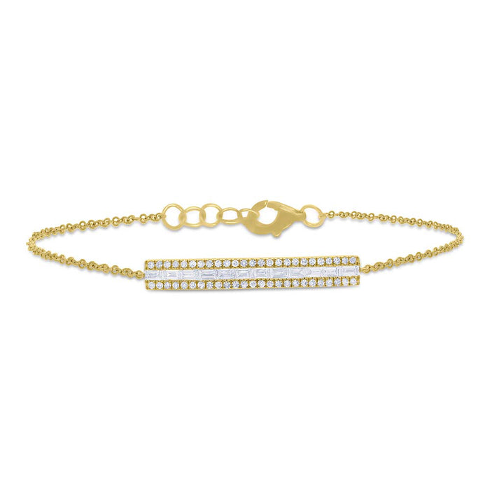 Baguette Bar Bracelet - Pasha Fine Jewelry