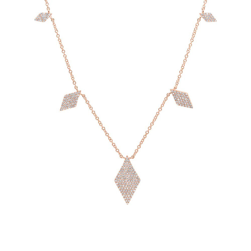 Diamond Shaped Necklace - Pasha Fine Jewelry